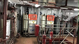 远洋渔船用5吨每天海水淡化设备现场